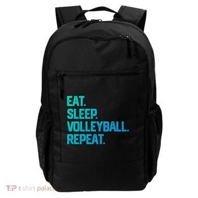 Eat Sleep Volleyball Repeat Team Coach Matching Cool Gift Backpack