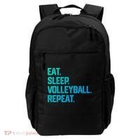 Eat Sleep Volleyball Repeat Team Coach Matching Cool Gift Backpack thumb 0