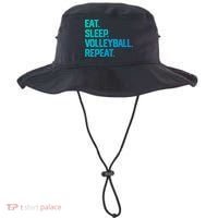 Eat Sleep Volleyball Repeat Team Coach Matching Cool Gift Bucket Hat thumb 0