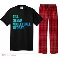 Eat Sleep Volleyball Repeat Team Coach Matching Cool Gift Pajama Set thumb 0