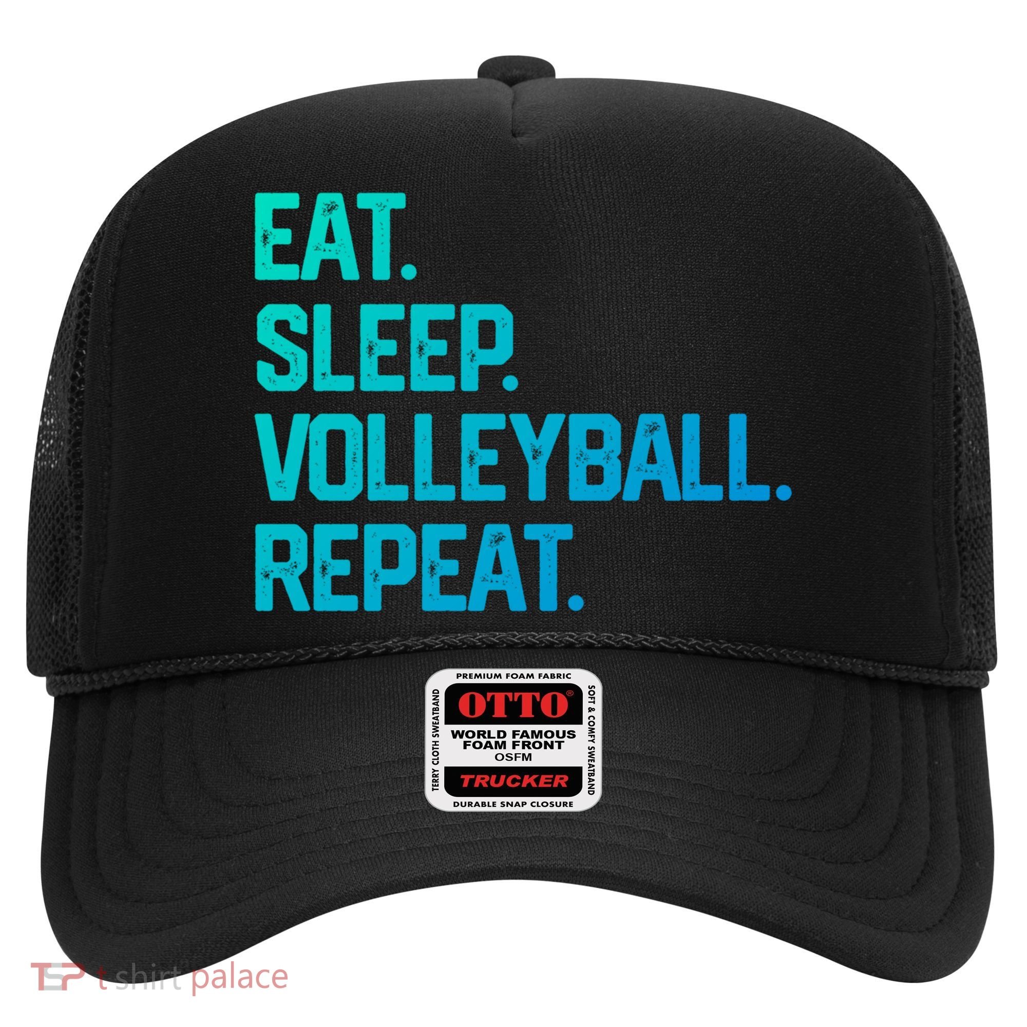 Eat Sleep Volleyball Repeat Team Coach Matching Cool Gift Hat