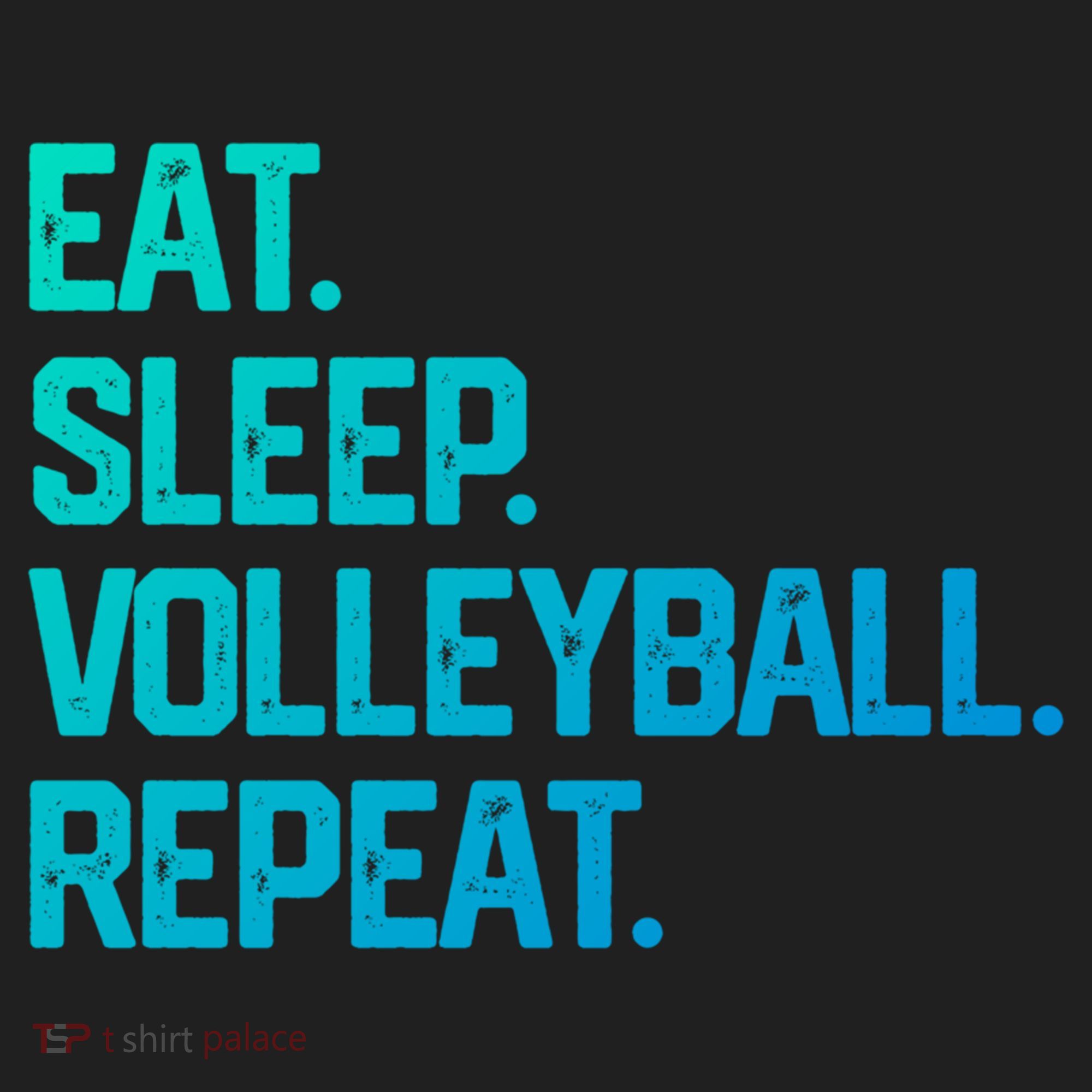 Eat Sleep Volleyball Repeat Team Coach Matching Cool Gift Golf Towel