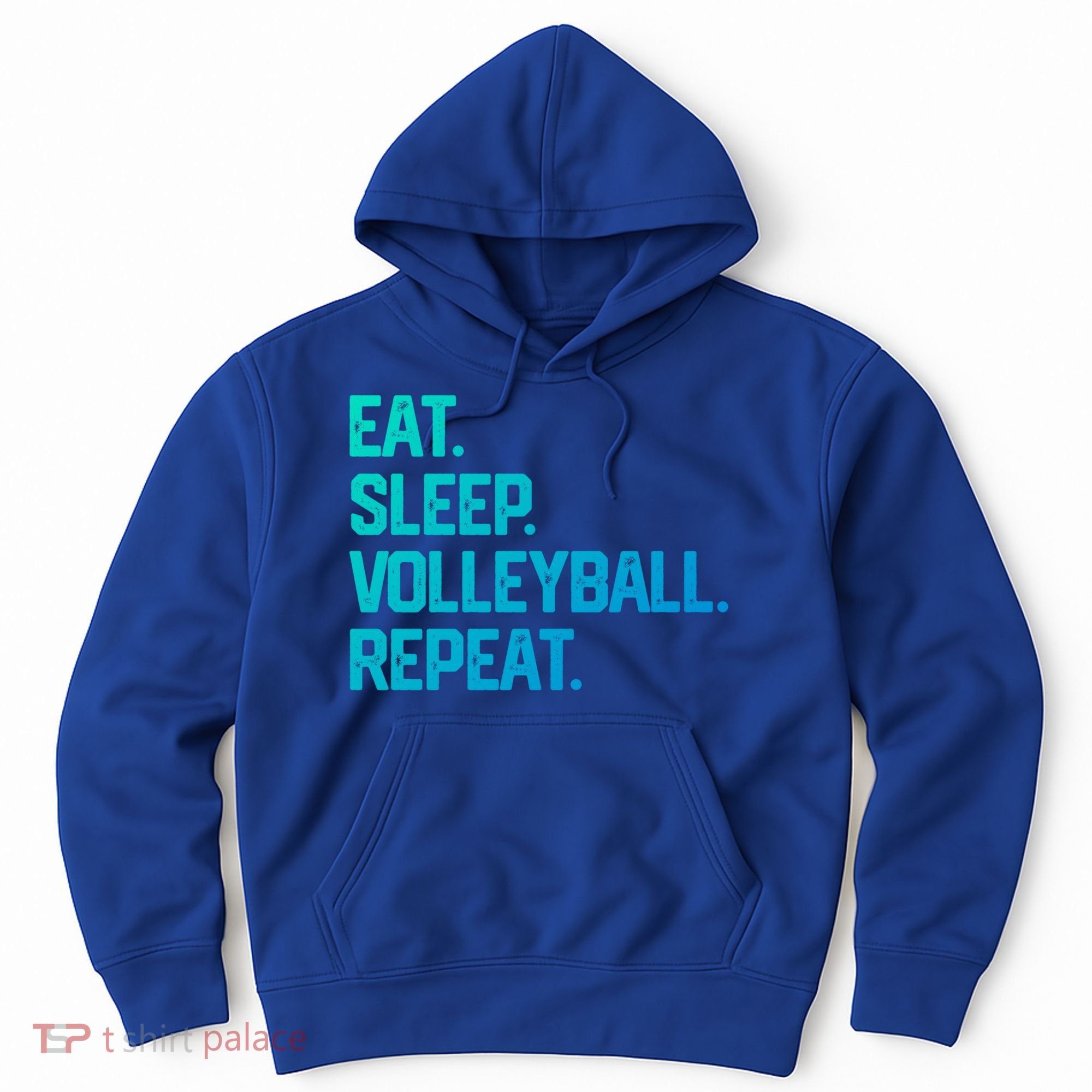 Eat Sleep Volleyball Repeat Team Coach Matching Cool Gift Hoodie