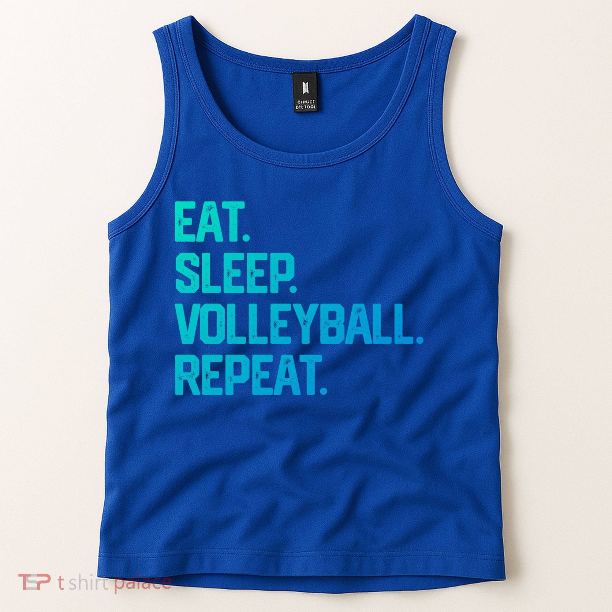 Eat Sleep Volleyball Repeat Team Coach Matching Cool Gift Tank Top