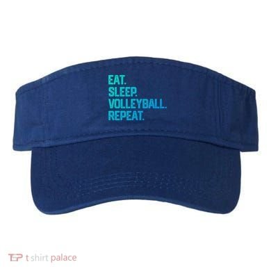 Eat Sleep Volleyball Repeat Team Coach Matching Cool Gift Visor