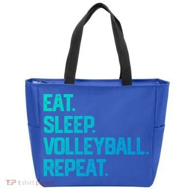 Eat Sleep Volleyball Repeat Team Coach Matching Cool Gift Tote Bag