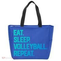 Eat Sleep Volleyball Repeat Team Coach Matching Cool Gift Tote Bag thumb 0