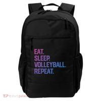 Eat Sleep Volleyball Repeat Team Coach Matching Cool Gift Backpack thumb 0