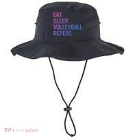 Eat Sleep Volleyball Repeat Team Coach Matching Cool Gift Bucket Hat thumb 0