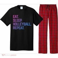 Eat Sleep Volleyball Repeat Team Coach Matching Cool Gift Pajama Set thumb 0