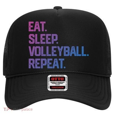 Eat Sleep Volleyball Repeat Team Coach Matching Cool Gift Hat