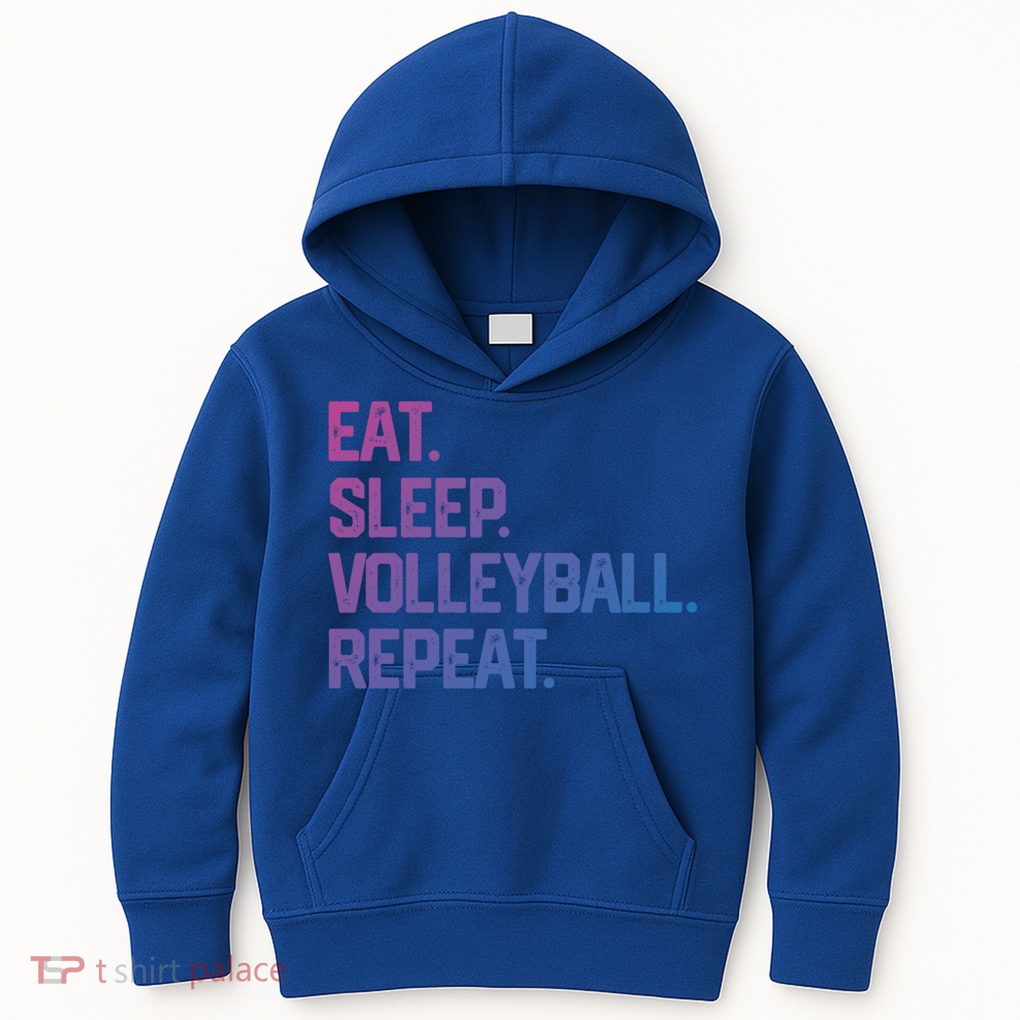 Eat Sleep Volleyball Repeat Team Coach Matching Cool Gift Kids Hoodie