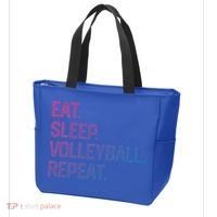 Eat Sleep Volleyball Repeat Team Coach Matching Cool Gift Tote Bag thumb 3