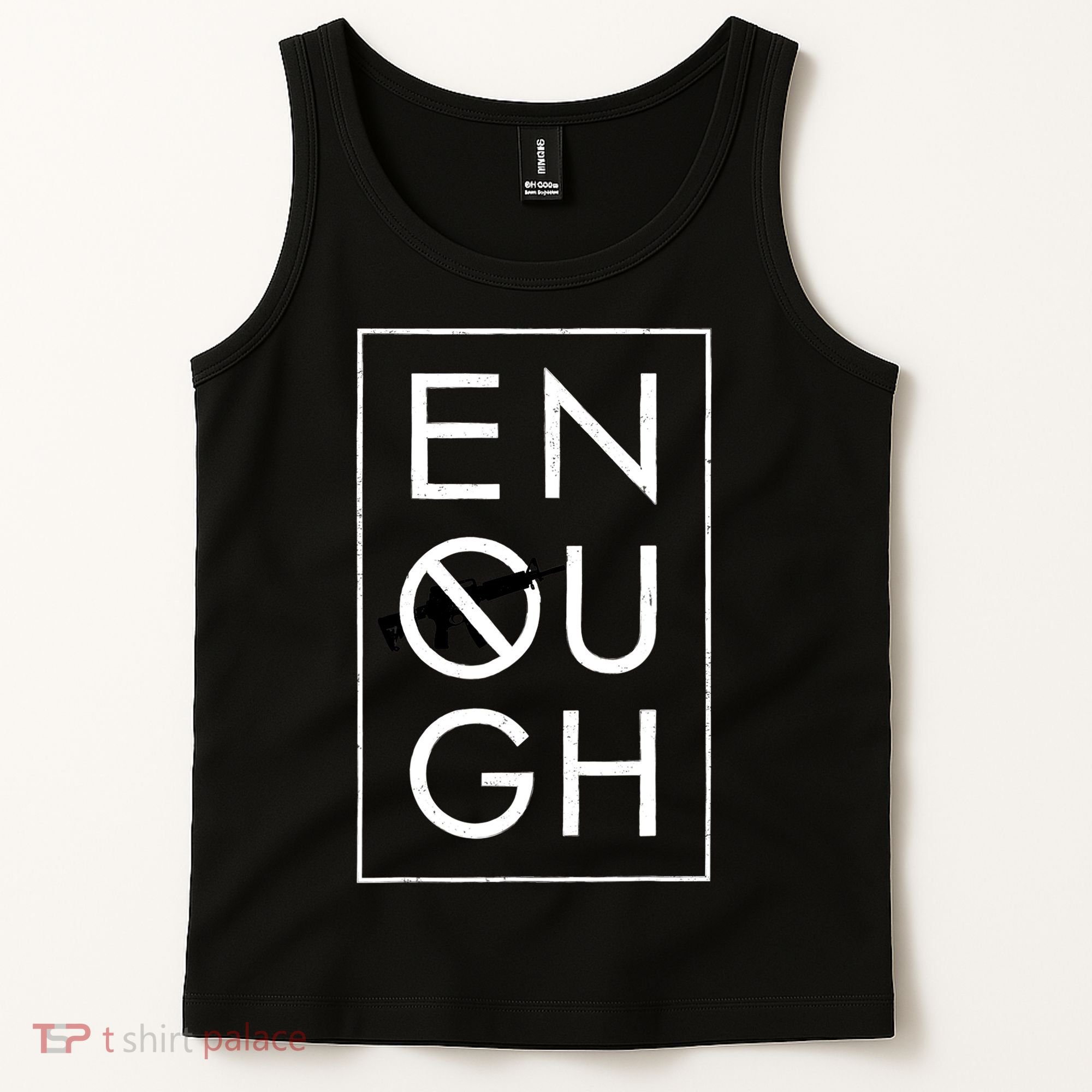 Enough School Walkout Shirt #Enough Ban Assault Weapons Tank Top