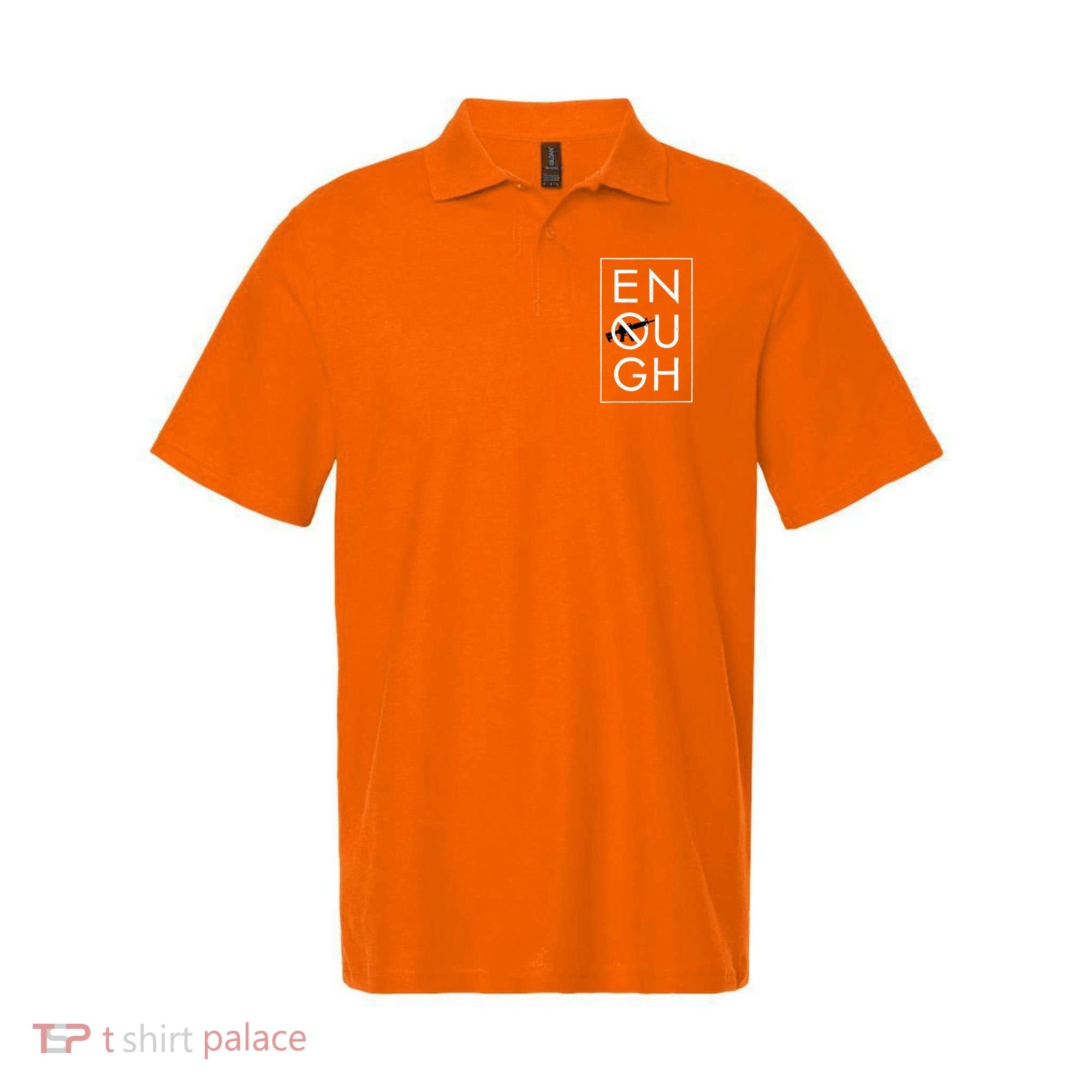 Enough School Walkout Shirt #Enough Ban Assault Weapons Polo