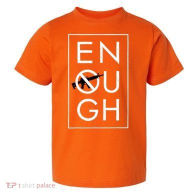 Enough School Walkout Shirt #Enough Ban Assault Weapons Toddler T-Shirt