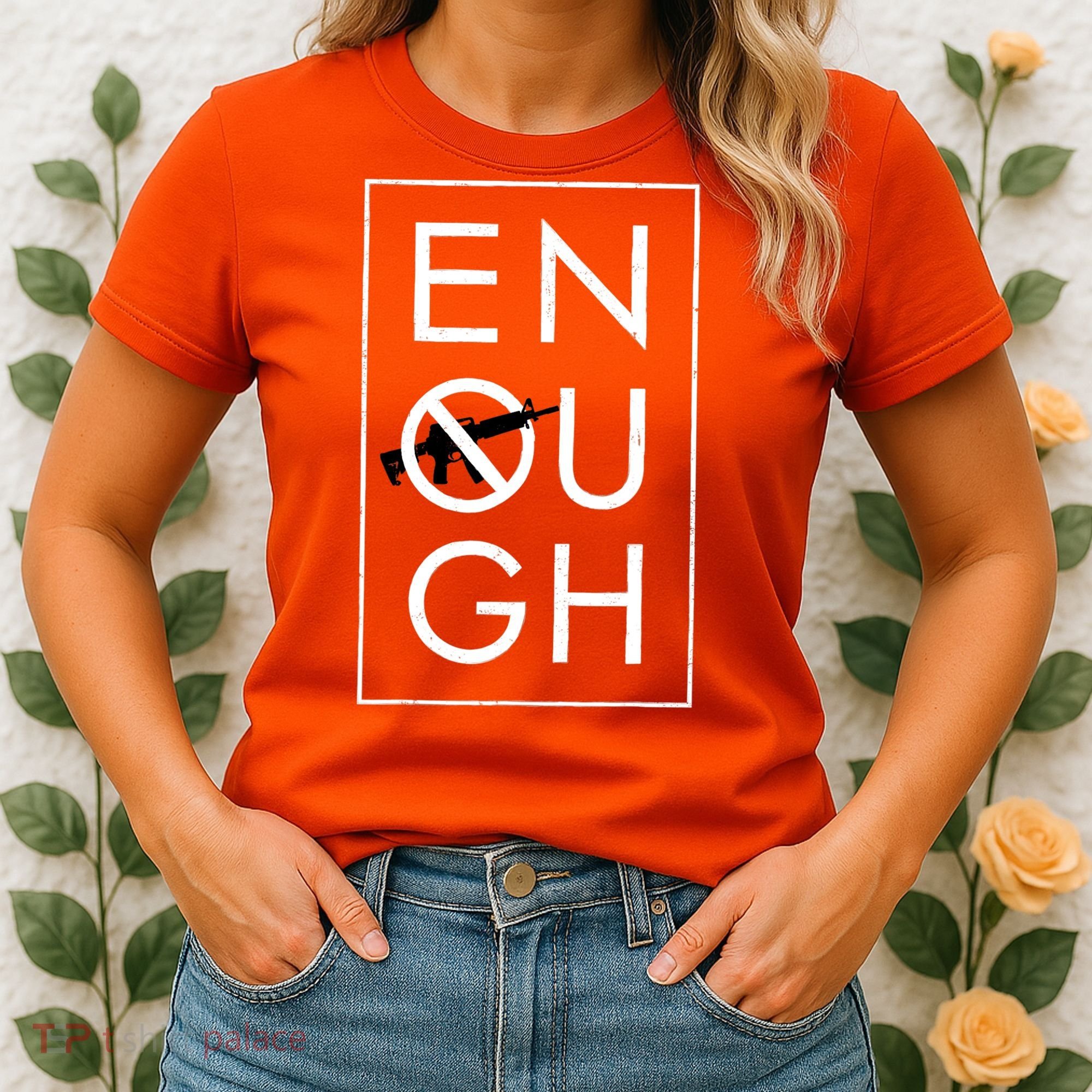 Enough School Walkout Shirt #Enough Ban Assault Weapons Women's T-Shirt
