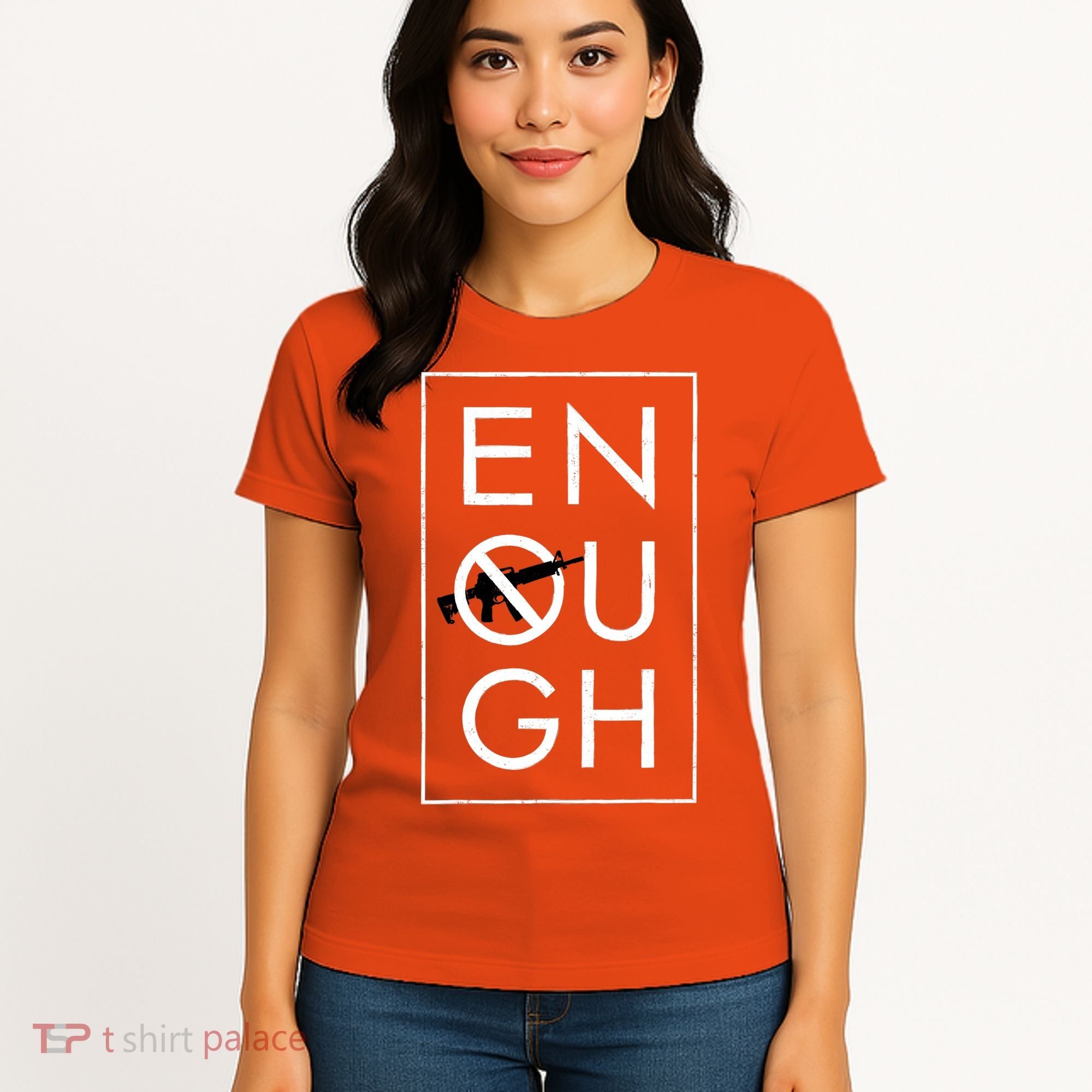 Enough School Walkout Shirt #Enough Ban Assault Weapons Women's T-Shirt