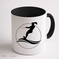 Eat Sleep Water Ski Waterski Waterskiing Skiing Waves Boat Great Gift Coffee Mug thumb 1
