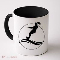 Eat Sleep Water Ski Waterski Waterskiing Skiing Waves Boat Great Gift Coffee Mug thumb 0