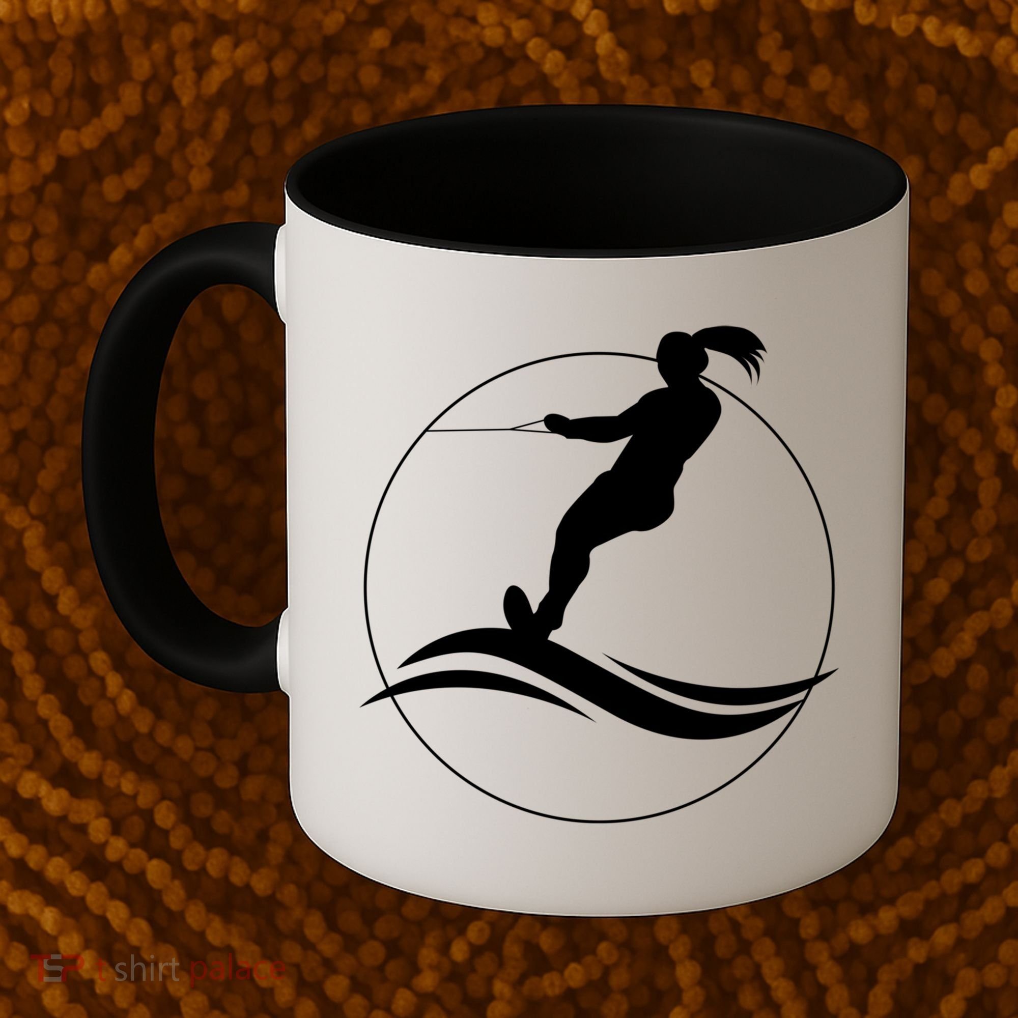 Eat Sleep Water Ski Waterski Waterskiing Skiing Waves Boat Great Gift Coffee Mug