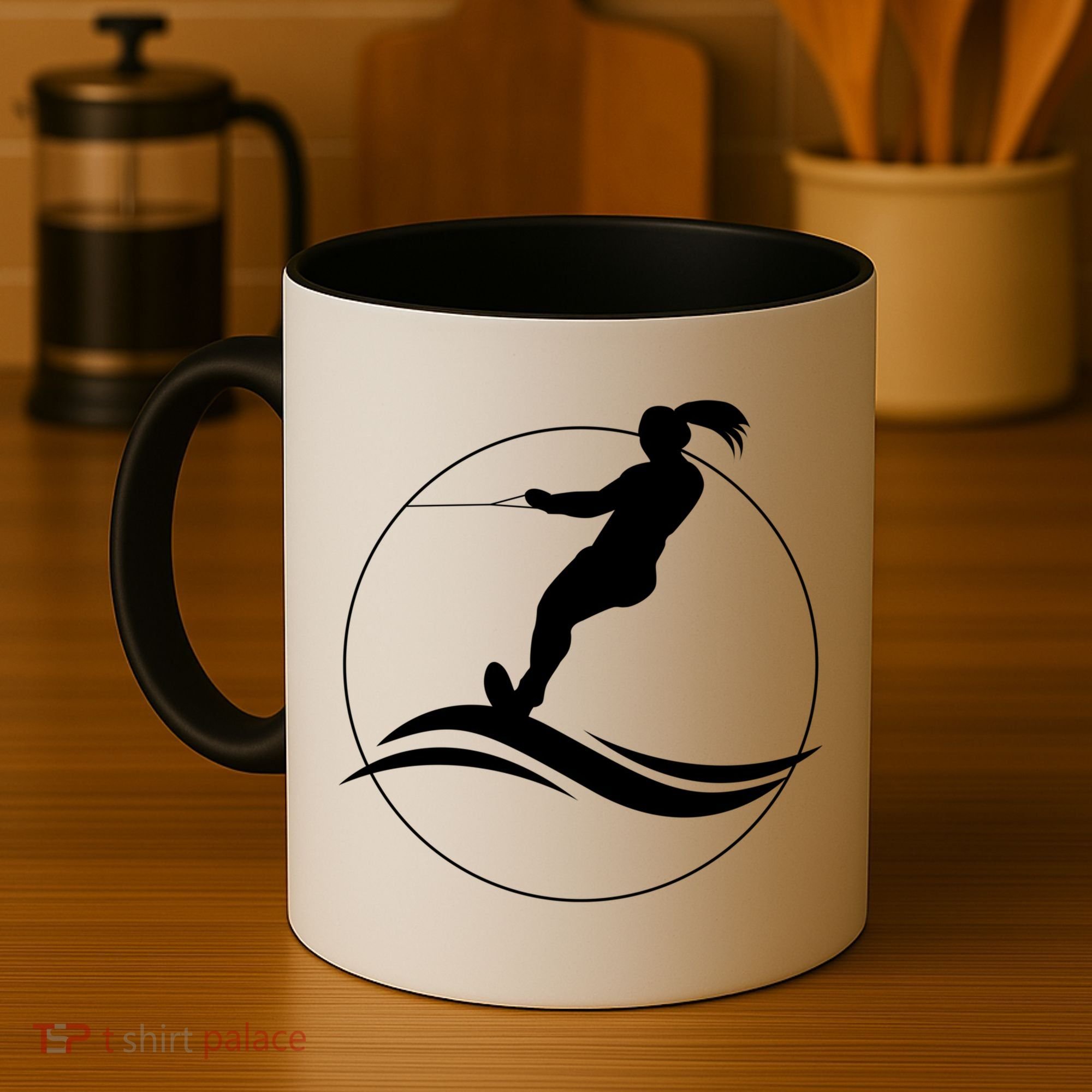 Eat Sleep Water Ski Waterski Waterskiing Skiing Waves Boat Great Gift Coffee Mug