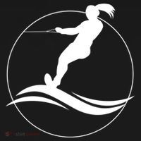 Eat Sleep Water Ski Waterski Waterskiing Skiing Waves Boat Great Gift Women's Hoodie thumb 2
