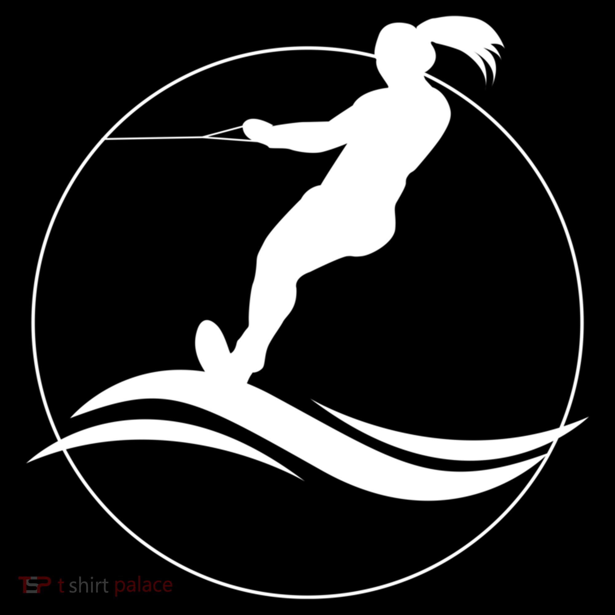 Eat Sleep Water Ski Waterski Waterskiing Skiing Waves Boat Great Gift Women's Hoodie