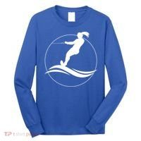 Eat Sleep Water Ski Waterski Waterskiing Skiing Waves Boat Great Gift Long Sleeve Shirt thumb 0