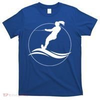 Eat Sleep Water Ski Waterski Waterskiing Skiing Waves Boat Great Gift T-Shirt thumb 0