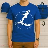 Eat Sleep Water Ski Waterski Waterskiing Skiing Waves Boat Great Gift T-Shirt thumb 6
