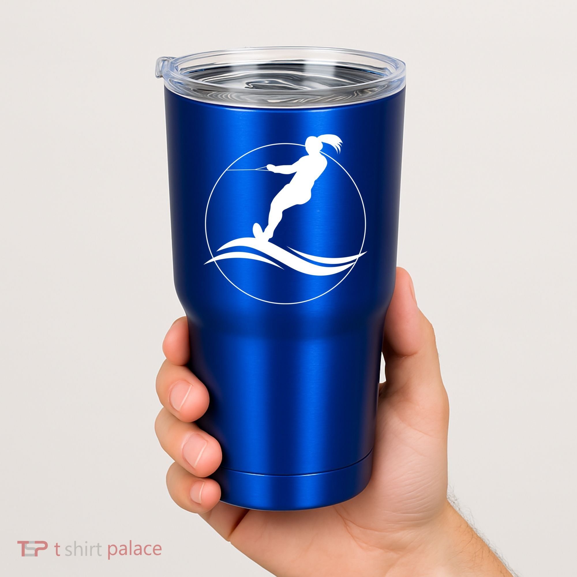 Eat Sleep Water Ski Waterski Waterskiing Skiing Waves Boat Great Gift Tumbler