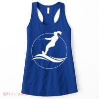 Eat Sleep Water Ski Waterski Waterskiing Skiing Waves Boat Great Gift Women's Tank Top thumb 0