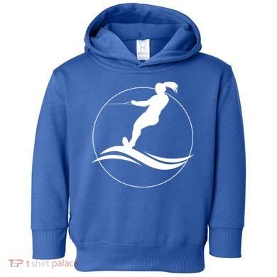 Eat Sleep Water Ski Waterski Waterskiing Skiing Waves Boat Great Gift Toddler Hoodie