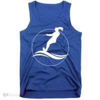 Eat Sleep Water Ski Waterski Waterskiing Skiing Waves Boat Great Gift Tank Top thumb 0