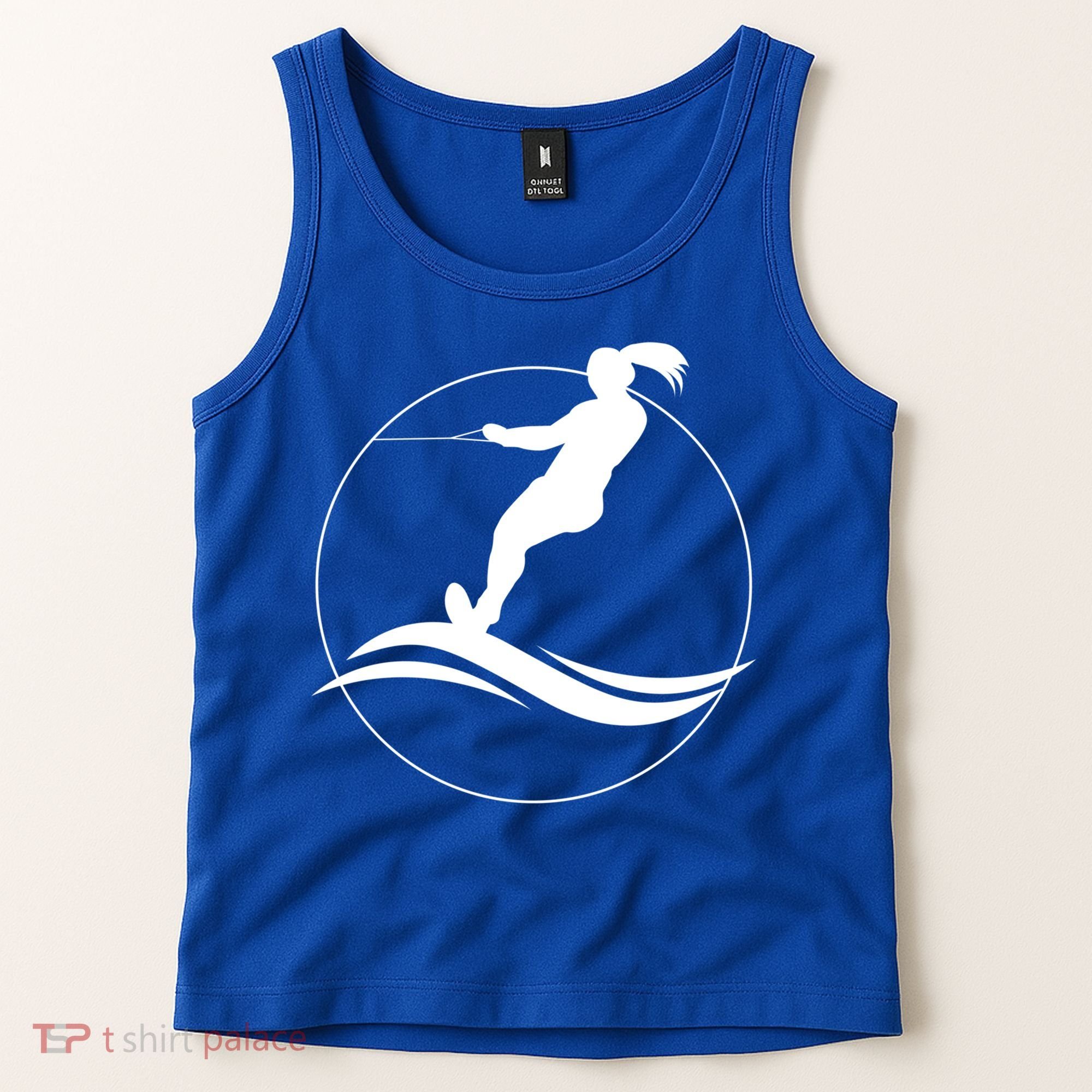 Eat Sleep Water Ski Waterski Waterskiing Skiing Waves Boat Great Gift Tank Top
