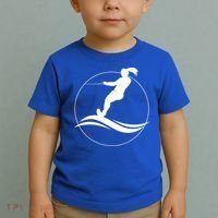 Eat Sleep Water Ski Waterski Waterskiing Skiing Waves Boat Great Gift Toddler T-Shirt thumb 2