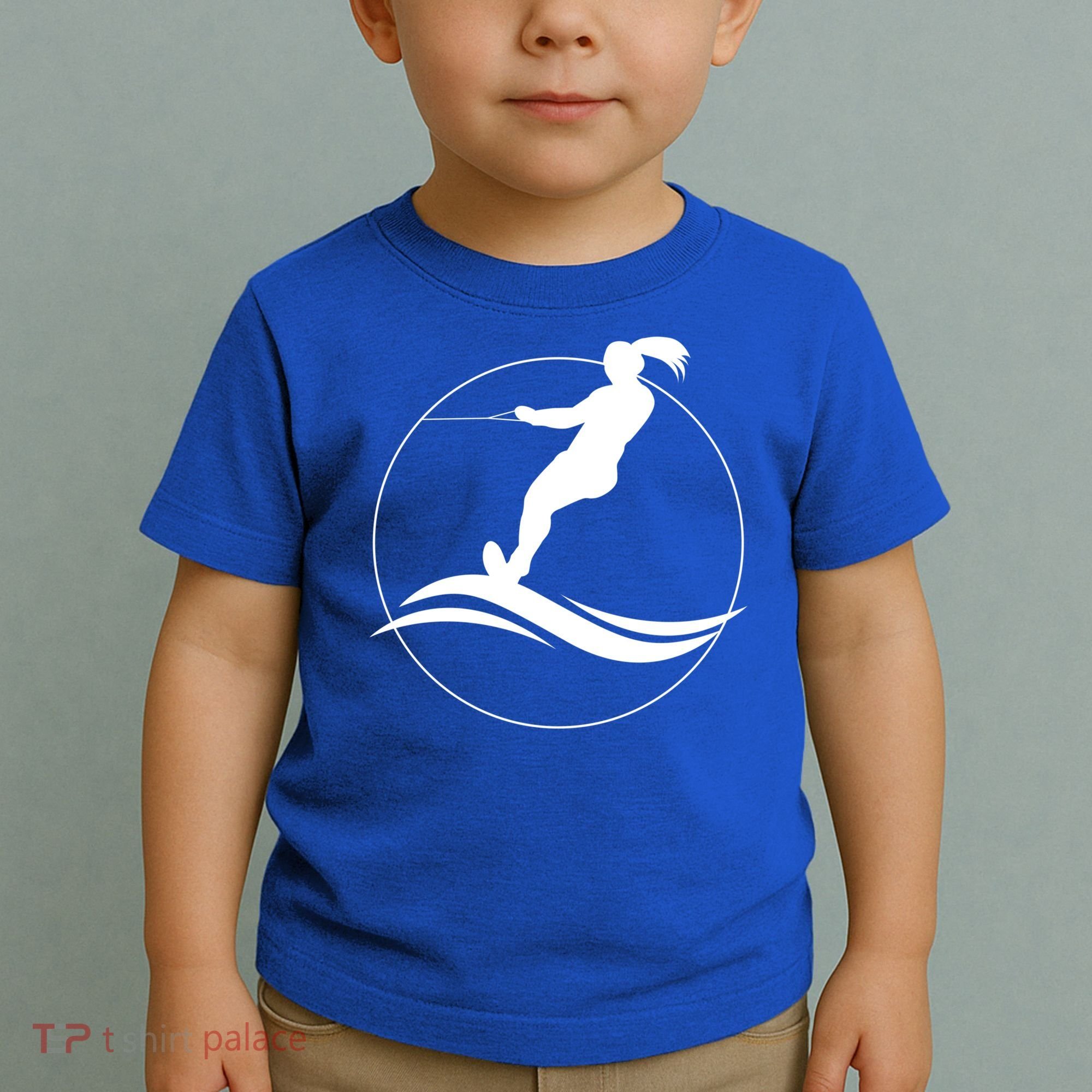 Eat Sleep Water Ski Waterski Waterskiing Skiing Waves Boat Great Gift Toddler T-Shirt
