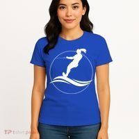Eat Sleep Water Ski Waterski Waterskiing Skiing Waves Boat Great Gift Women's T-Shirt thumb 4