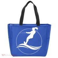Eat Sleep Water Ski Waterski Waterskiing Skiing Waves Boat Great Gift Tote Bag thumb 0