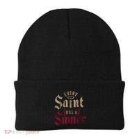 Every Saint Was A Sinner Beanie thumb 0