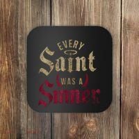 Every Saint Was A Sinner Coaster thumb 0