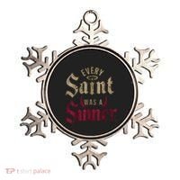 Every Saint Was A Sinner Ornament thumb 0