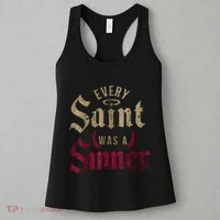 Every Saint Was A Sinner Women's Tank Top thumb 3