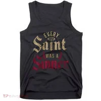 Every Saint Was A Sinner Tank Top thumb 0