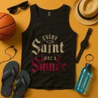 Every Saint Was A Sinner Tank Top thumb 4