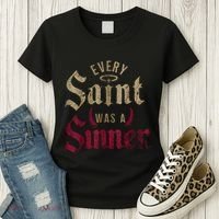 Every Saint Was A Sinner Women's T-Shirt thumb 3