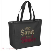 Every Saint Was A Sinner Tote Bag thumb 2