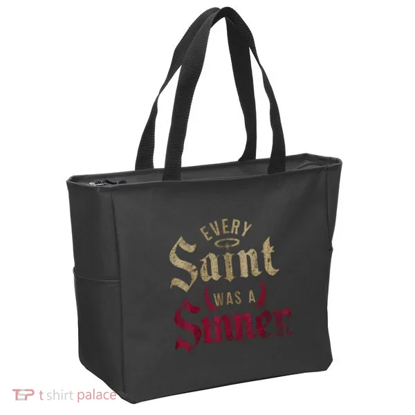 Every Saint Was A Sinner Tote Bag