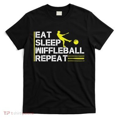 Eat Sleep Wiffleball Repeat T-Shirt